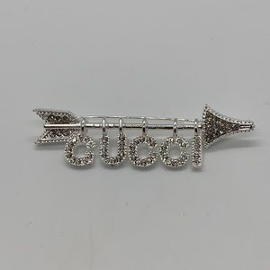 Silver bling brooch